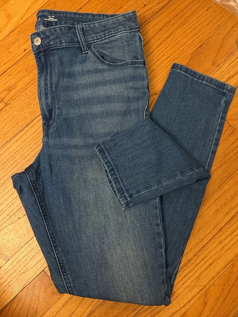 Old Navy Women’s wow high-rise Blue super Skinny Jeans